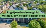 Rugsėjo mėnesio renginiai Molėtų r. sav. viešojoje bibliotekoje